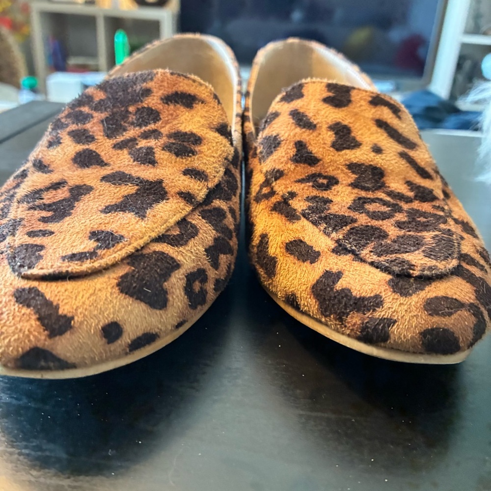 Dynamite Leopard Print Loafers - Picture 9 of 9